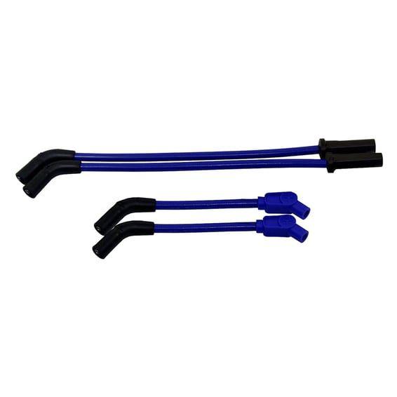409 Pro-Race spark plug wire set. Blue