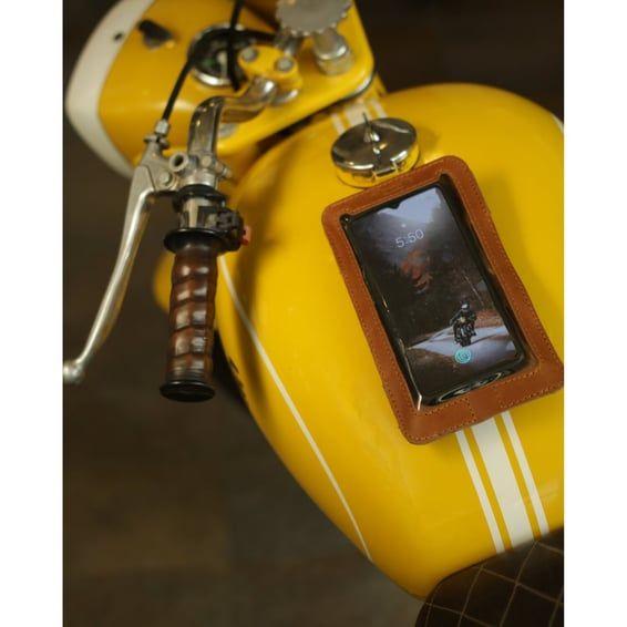 Trip Machine Phone pouch vintage tan