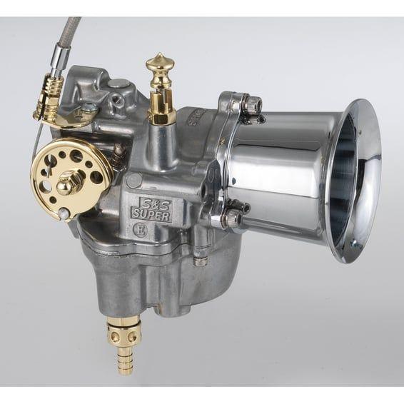 Kustom-Tech, brass throttle accent S&S E/G carb