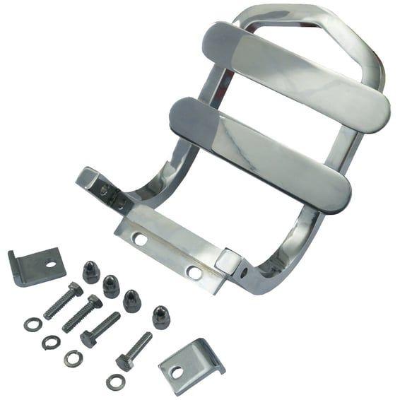 Luggage rack, sissybar mount. Chrome