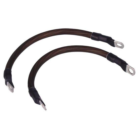 NAMZ, battery cable set. Black. 9 inch (22.5cm)