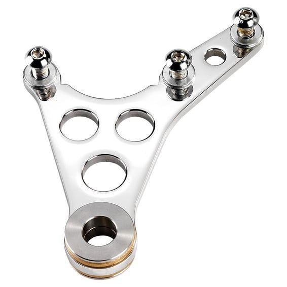 K-Tech Super Freni front caliper bracket. Polished
