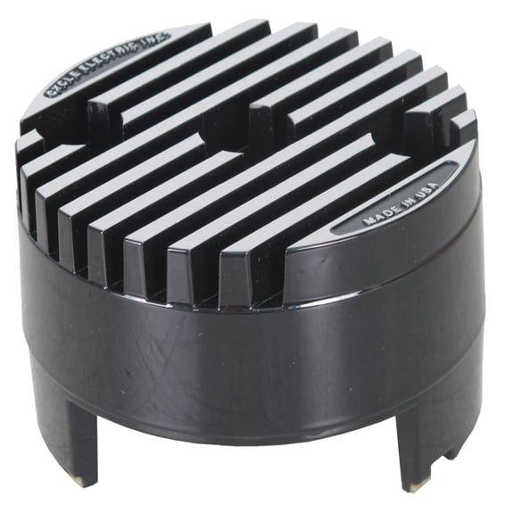 12V voltage regulator. Black