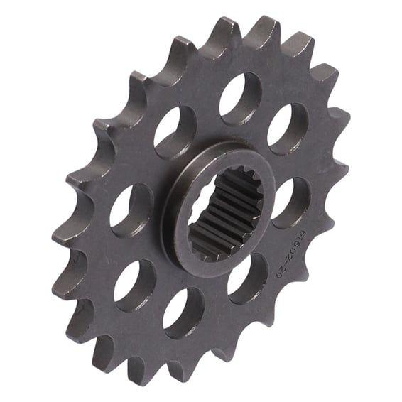 steel front sprocket. 20 teeth