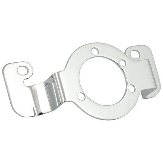 Air cleaner adapter bracket. Chrome