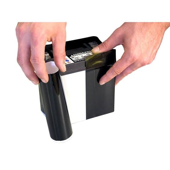 battery sticker set. Gloss black