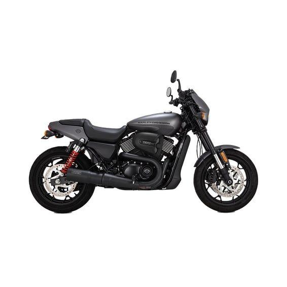 Hi-output slip-on muffler. black