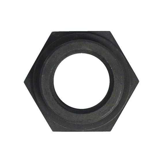 Springer fork stem nut. Black