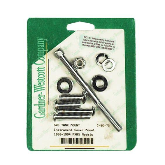 gas tank mount kit. Allen. Chrome