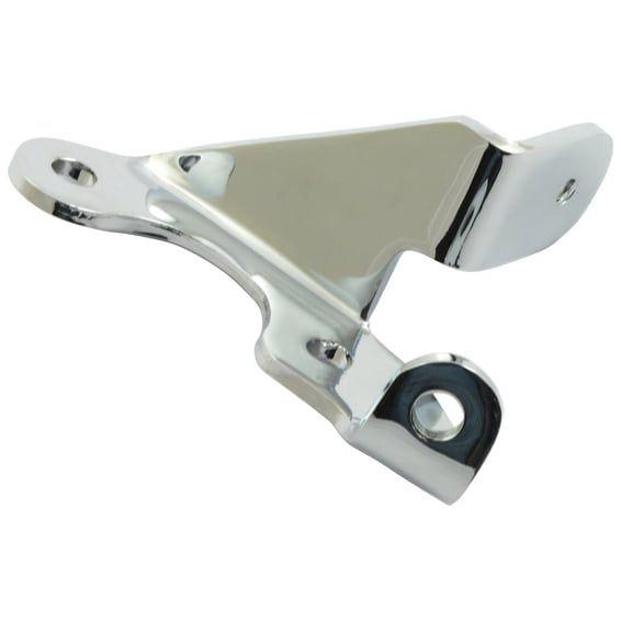 Oil tank/clutch cable mounting bracket. Chrome