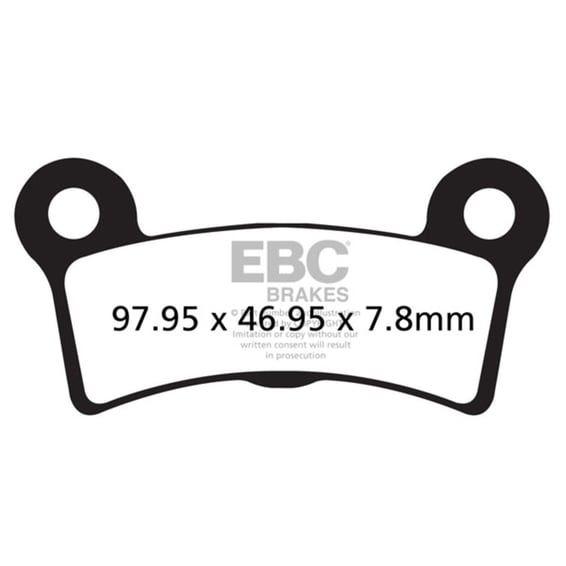 brake pads. V-Pad semi sintered copper