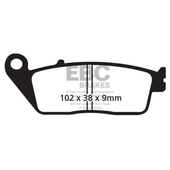 V-pad Semi Sintered brake pads