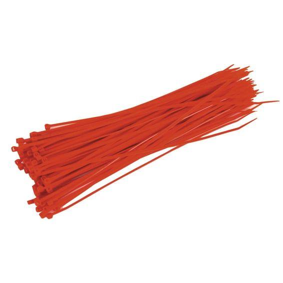 cable straps. 11.5" (29cm). Red