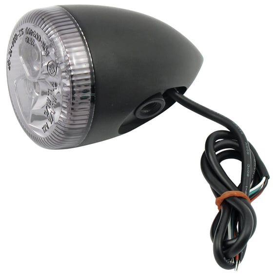 3-1 LED bullet taillight / turn signal combo. Black. Smoke