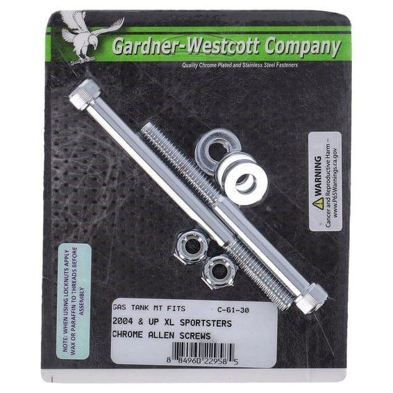 gas tank mount kit. Chrome Allen
