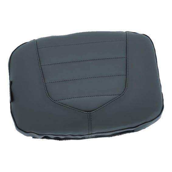 Removable luggage backrest pad black