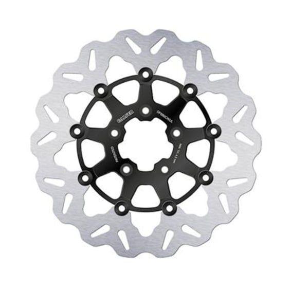 brake rotor. Wave. Floating. Black/Bright. 292x5mm