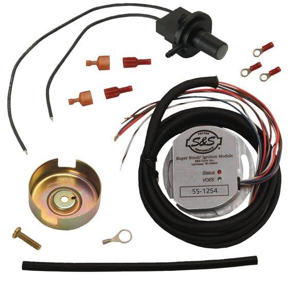 Super Stock single fire ignition kit. 80" S&S Shovel