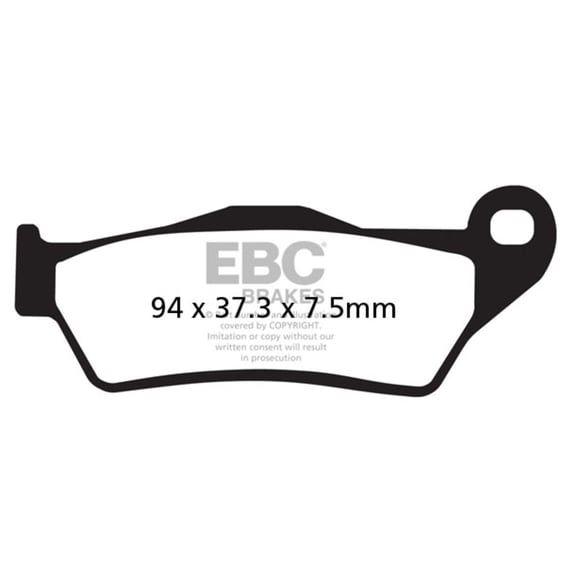 Organic brake pads