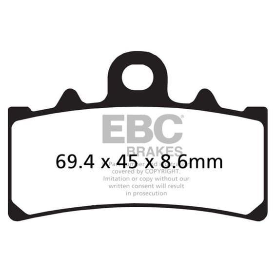 Organic brake pads