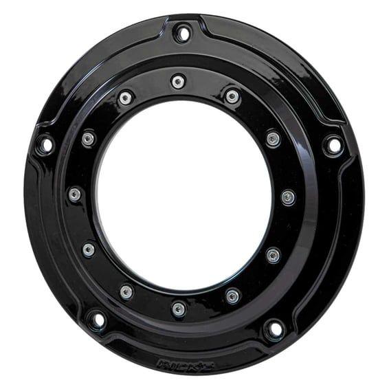 Clutch/derby cover, Porthole. Gloss Blk.