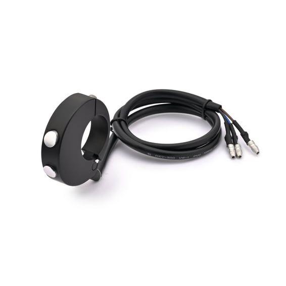 dual button speedo handlebar switch. Black