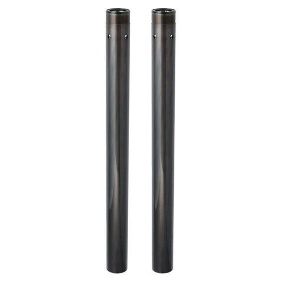 49mm fork tubes, +2''. Black