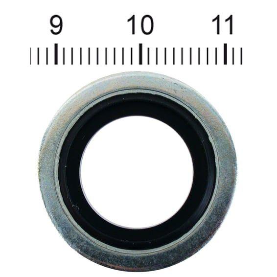 James, drain plug seal washer. Bonded steel