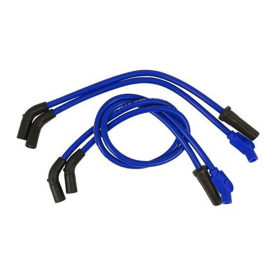 409 Pro-Race spark plug wire set. Blue