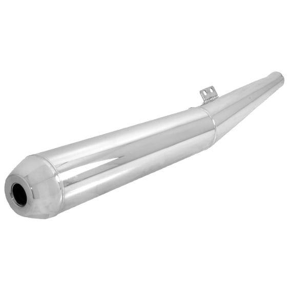 BMW muffler chrome right side