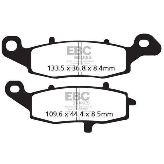 V-pad Semi Sintered brake pads