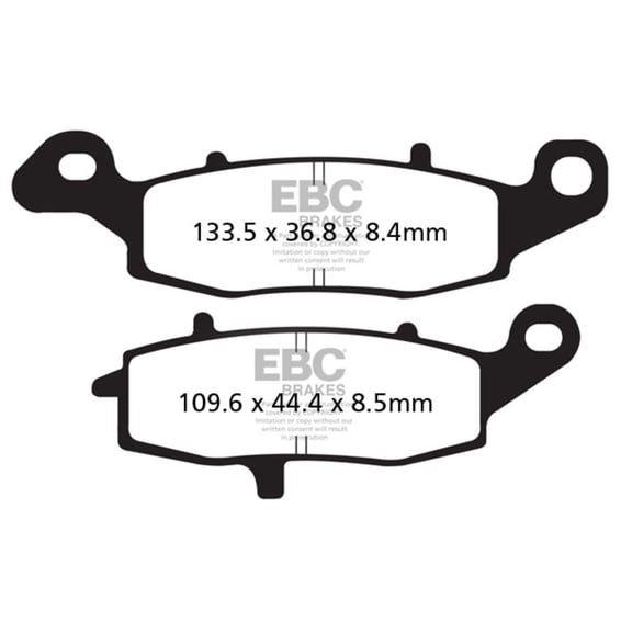 Organic brake pads
