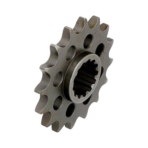 steel front sprocket. 16 teeth