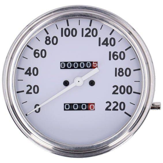FL speedometer, '36-40 face', white. 1:1 kmh