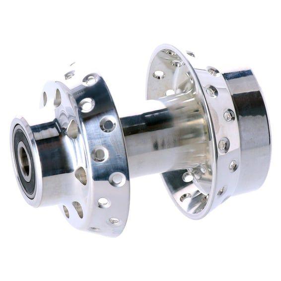 Front wheel hub, polished