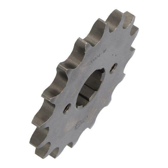 steel front sprocket. 16 teeth