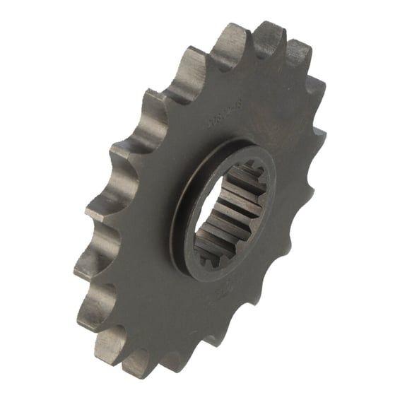steel front sprocket. 18 teeth