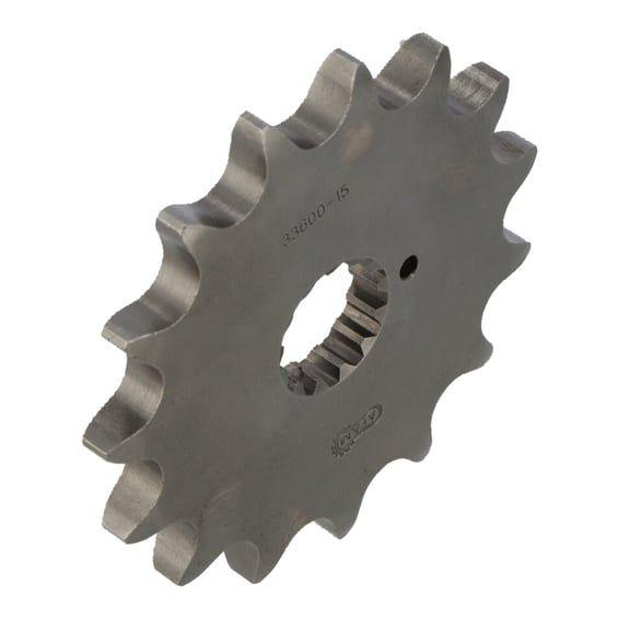 steel front sprocket. 15 teeth