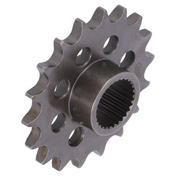 steel front sprocket. 18 teeth