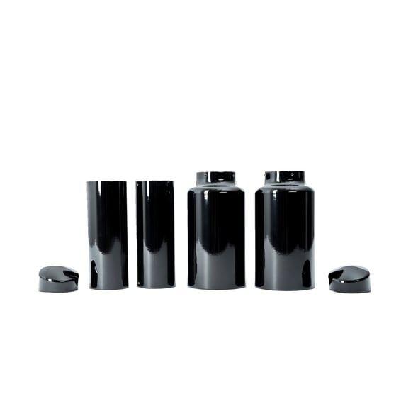 'Aggressor' series full fork cover set. Black