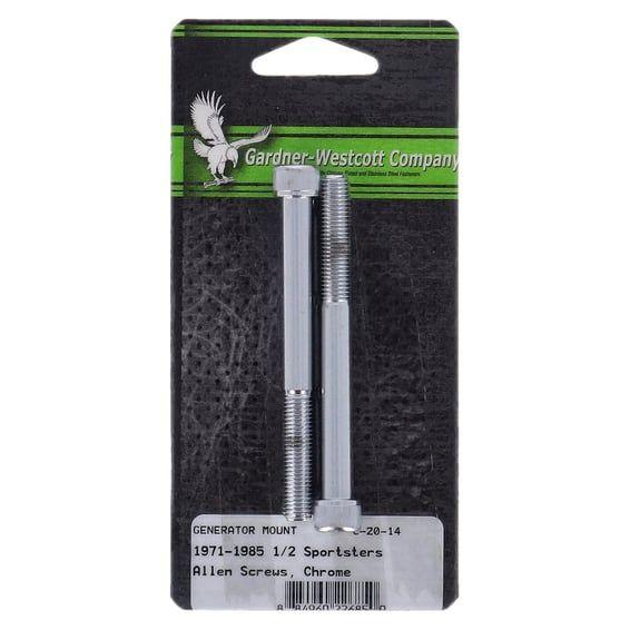 GW, generator mount kit. Chrome. Allen head