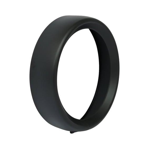 Recessed trim ring. 7" headlamp. Black