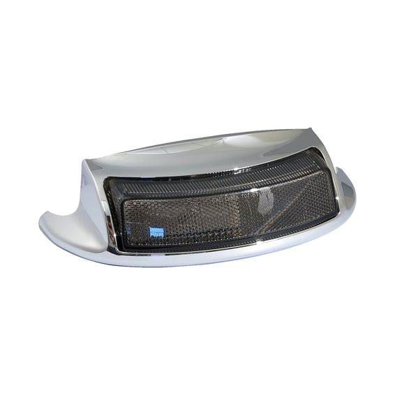Fender tip with light, rear