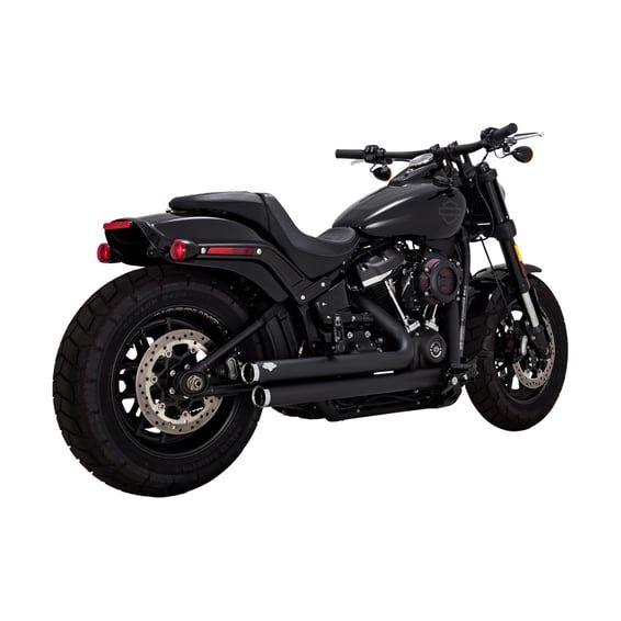 2-1/2" big shots staggered PCX exhaust. black