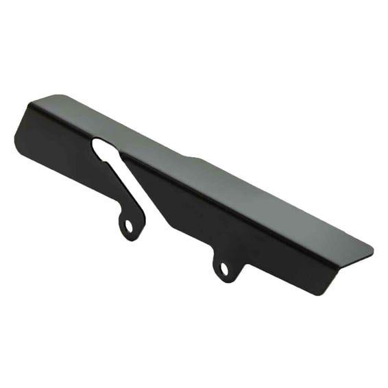 belt guard no-cut out. Matte black