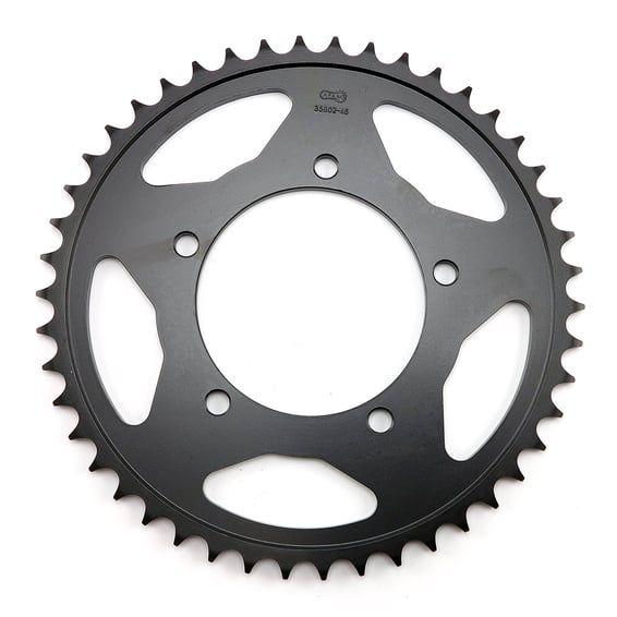 steel rear sprocket. 46 teeth