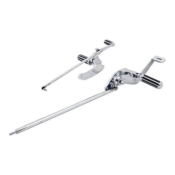 Dyna forward control kit. Chrome