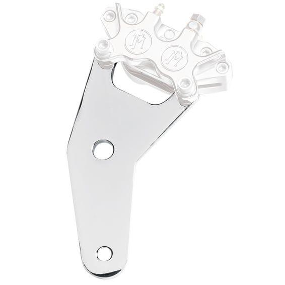PM, Rear 4-p caliper bracket, 11.5". Chrome