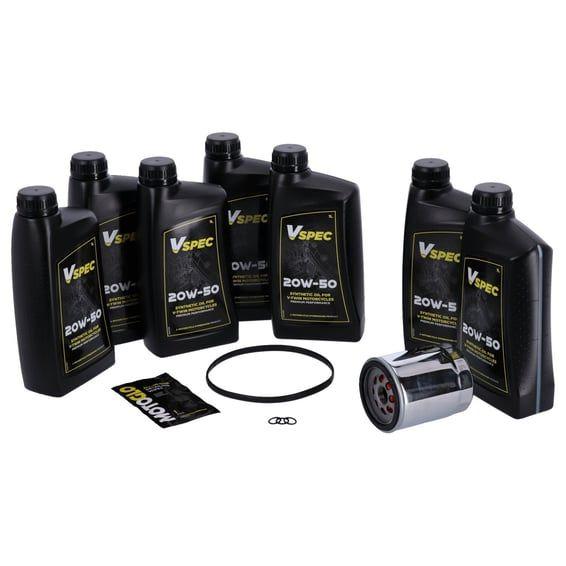 'Big Oil' service kit. Full synthetic. Chrome filter