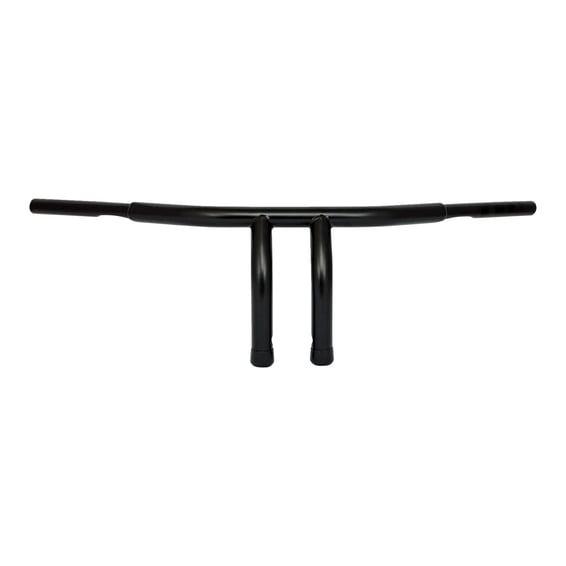 Fat 1-1/4" tiller bar, 8" rise, black